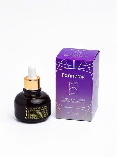 Tinh Chất Dưỡng Ẩm - Trắng Da từ Nho - FarmStay Grape Stem Cell Whitening Ample - 30ml