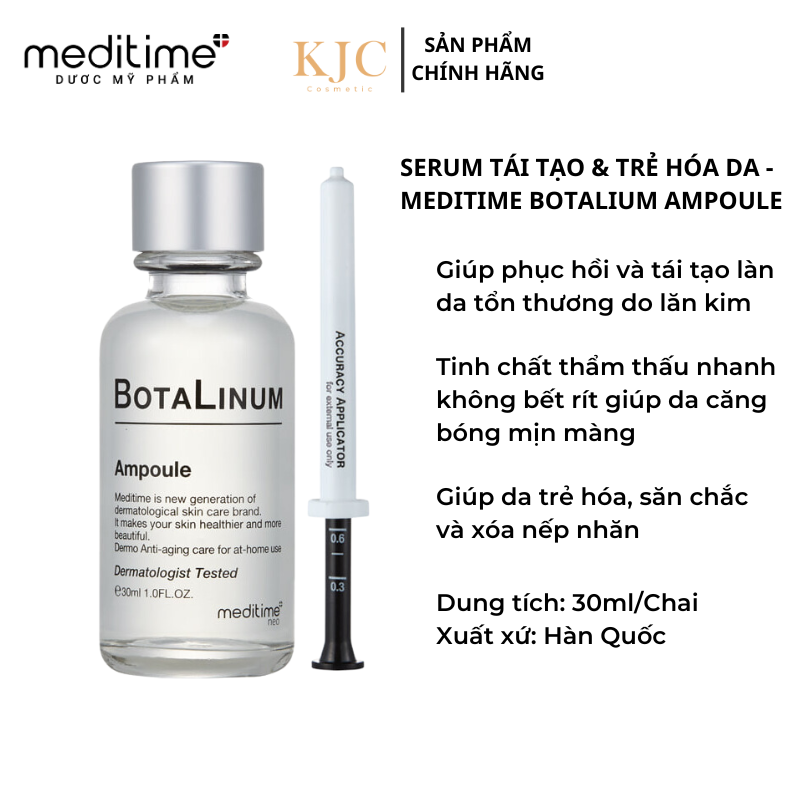 Serum Tái Tạo & Trẻ Hóa Da - Meditime Botalinum Ampoule  - 30ml
