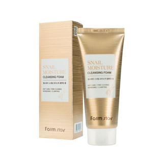 Sữa rửa mặt chiết xuất ốc sên Farmstay -FARMSTAY SNAIL MOISTURE CLEANSING FOAM - 100ml