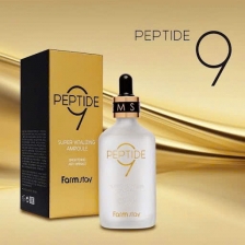 Tinh Chất làm Trắng Da, hỗ trợ giảm nếp nhăn Peptide9 - Farmstay Peptide9 Super Vitalizing Ampoule -