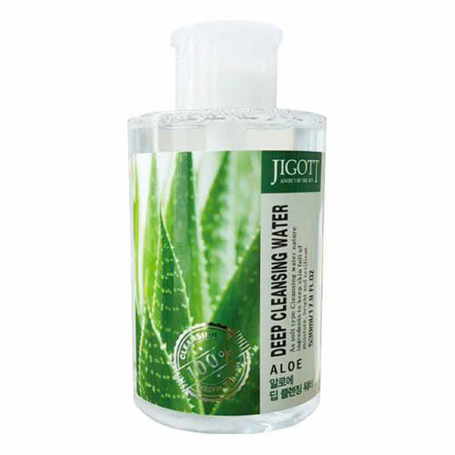 Nước Tầy Trang Làm Sạch Nha Đam- JIGOTT ALOE DEEP CLEANSING WATER - 530ml/Chai