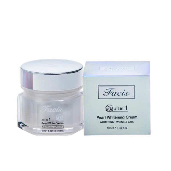 Kem Dưỡng Trắng Da Ngọc Trai Facis - Facis All-In-One Pearl Whitening Cream – 100ml