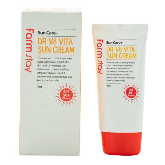 Kem Chống Nắng Cung Cấp Vitamin Farmstay - Farmstay DR V8 Vita Sun Cream - 70g