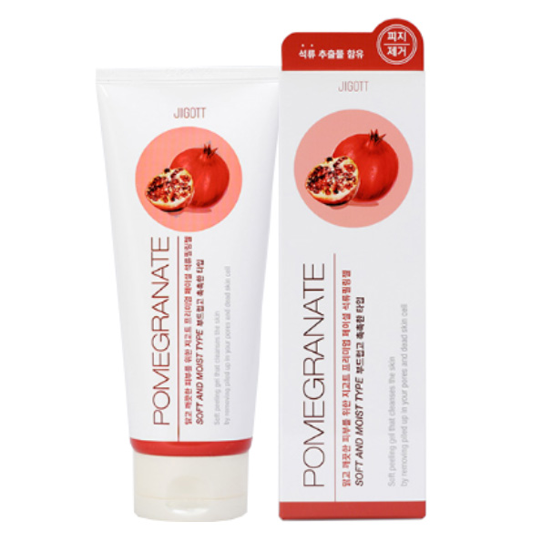 Gel Tẩy Tế Bào Chết Tinh Chất Lựu Jigott - Jigott Premium Facial Pomegranate Peeling Gel - 180ml