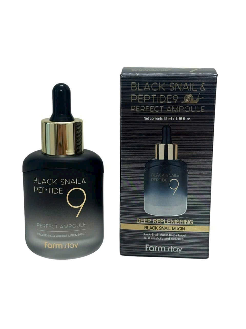 Serum Dưỡng Ẩm, hỗ trợ Trắng da từ Ốc sên Đen & Peptide 9 