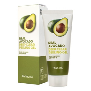 Gel làm sạch tế bào da chết tinh chất Bơ - Farm stay Real Avocado Deep Clear Peeling Gel - 100ml