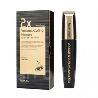 Mascara Giúp Lông mi trông Dày, Dài, Đen và quyến rũ hơnFarmstay - FARMSTAY 2X VOLUME&CURLING MASCAR