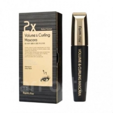 Mascara Giúp Lông mi trông Dày, Dài, Đen và quyến rũ hơnFarmstay - FARMSTAY 2X VOLUME&CURLING MASCAR